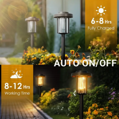 Pieza de Luz de calle solar para césped al aire libre