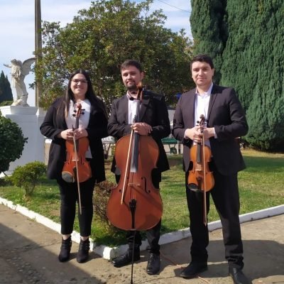 Dos musico orquesta para despedida en vivo