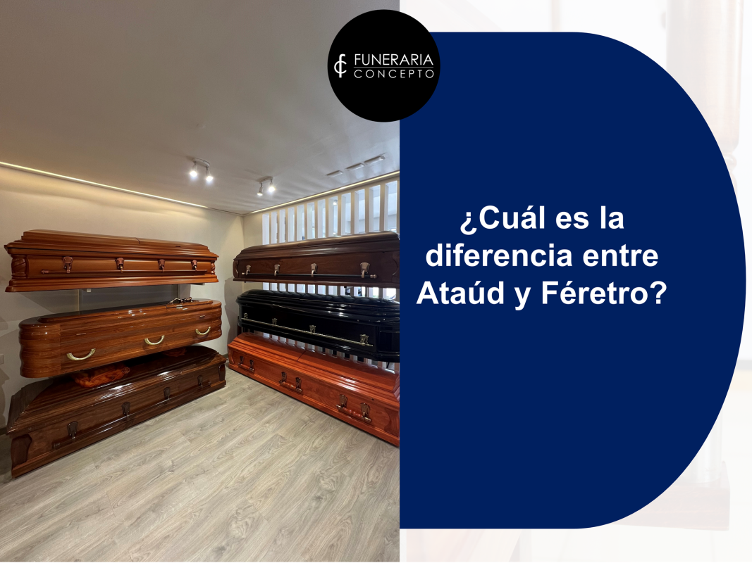 ¿Cuál es la diferencia entre féretro y ataúd?