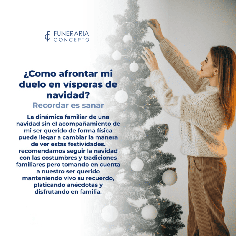 Como afrontar mi duelo en visperas de navidad