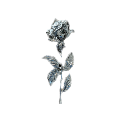 Rosa cromada 20cm