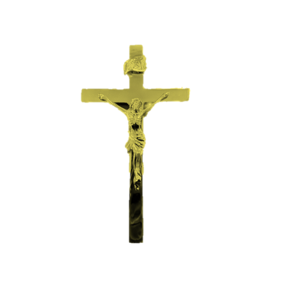 crucifijo bronce 18 cm
