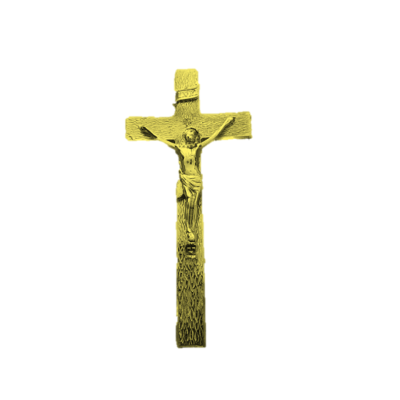 crucifijo laurel bronce 45 cm