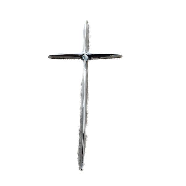 cruz filo cromado 36 cm