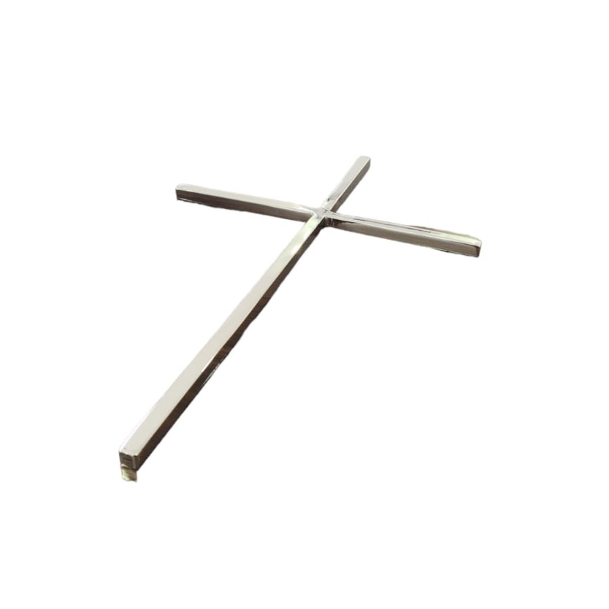 Cruz fina cromada 65x35 cm