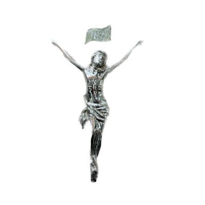 cristo cromado 20 cm
