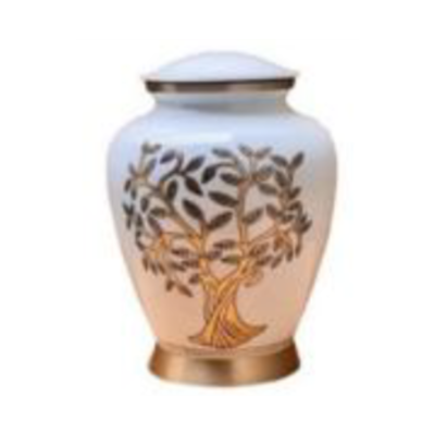 Ánfora adulto Tree of Life Pearl White
