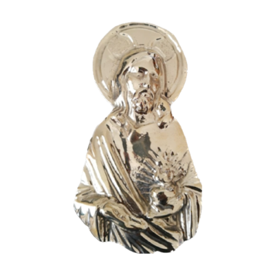 sagrado corazon aureola bronce 16 cm