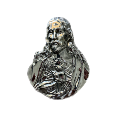 sagrado corazon bronce 18 cm